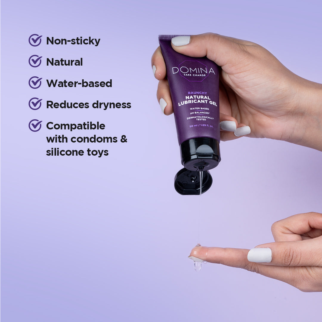 Raunchy Natural Lubricant Gel (50ml) - Domina