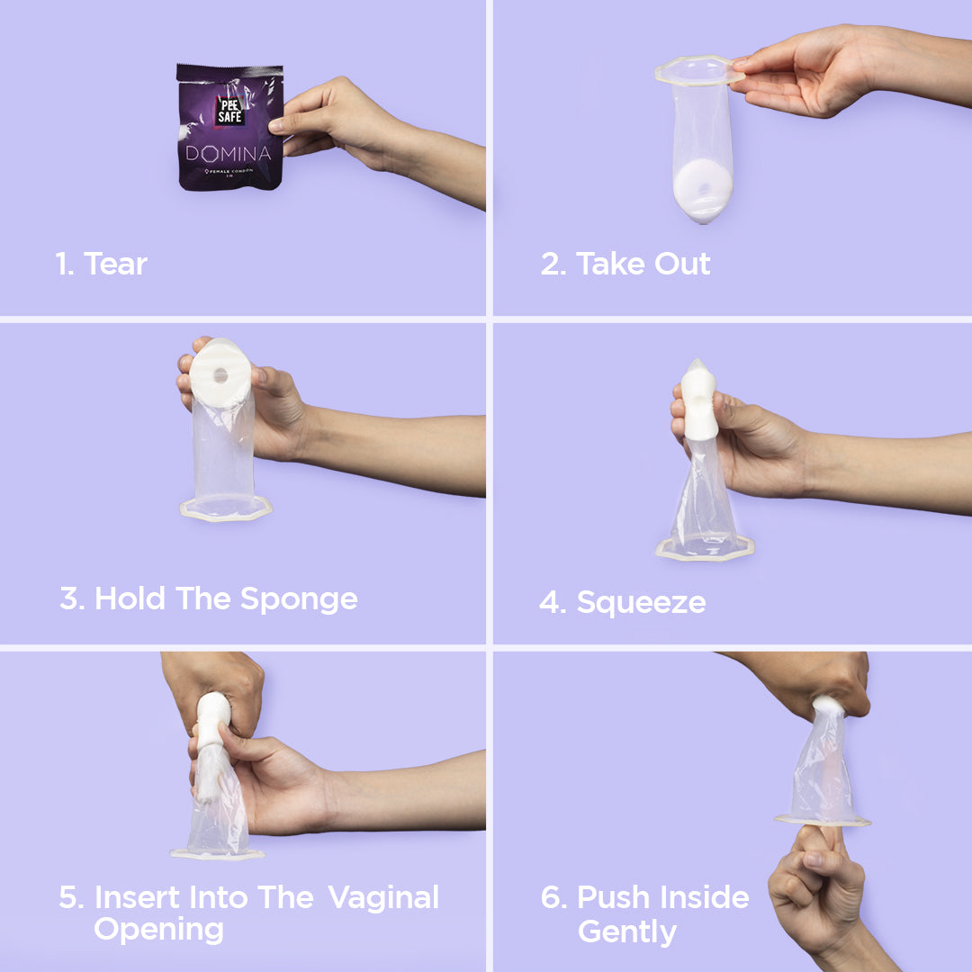 Domina Female Condoms - Pack of 2